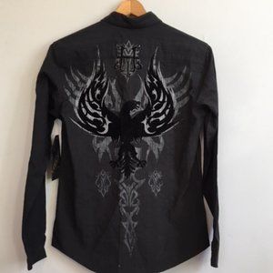 Men's Helix Phoenix Shirt - Rockabilly/Western